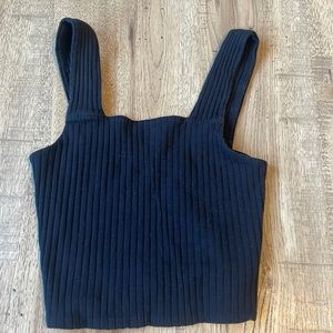 American Eagle Black Crop Top